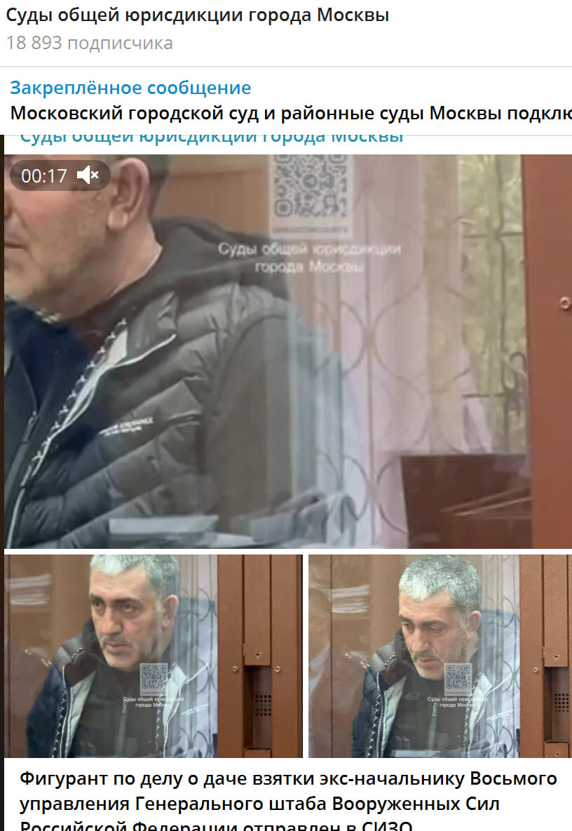    Фигурант дела Кузнецов. Скриншот: Суды общей юрисдикции города Москвы/Telegram
