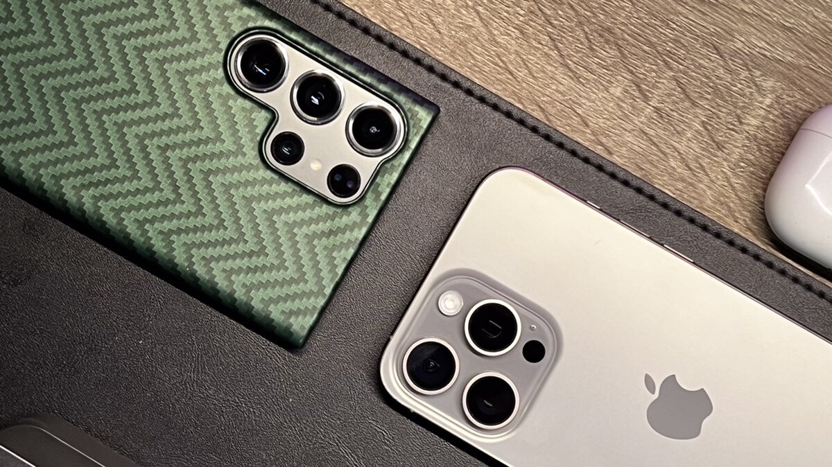 Galaxy S23 Ultra и iPhone 15 Pro Max