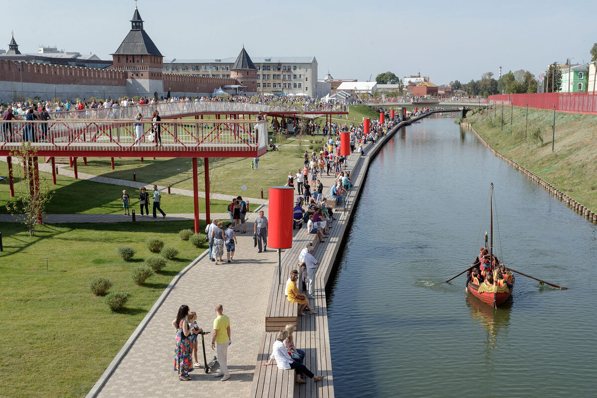 Казанская набережная в Туле