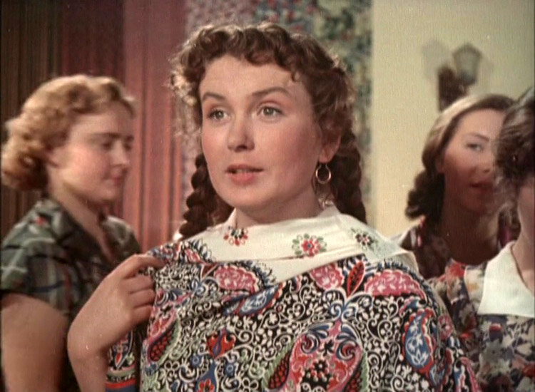 И. Извицкая в фильме "Доброе утро", 1955 год