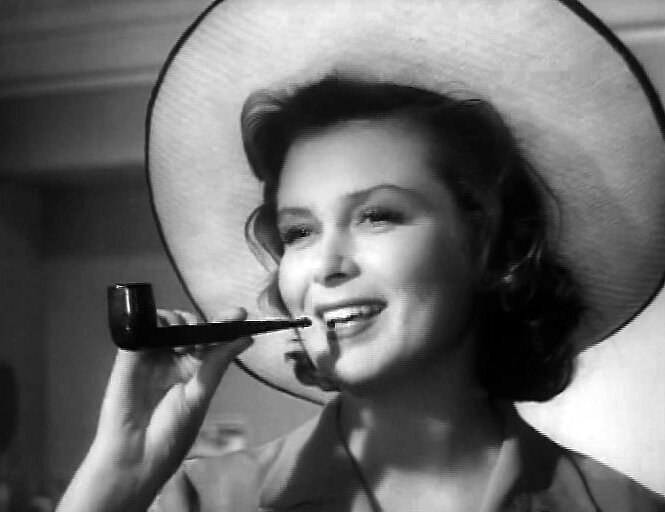 В фильме "Неповторимая весна", 1957 год