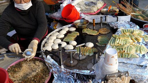 Плоские пельмени, сладкие блины, рыбные кексы - уличная еда Кореи, в которой волшебство в каждом кусочке!