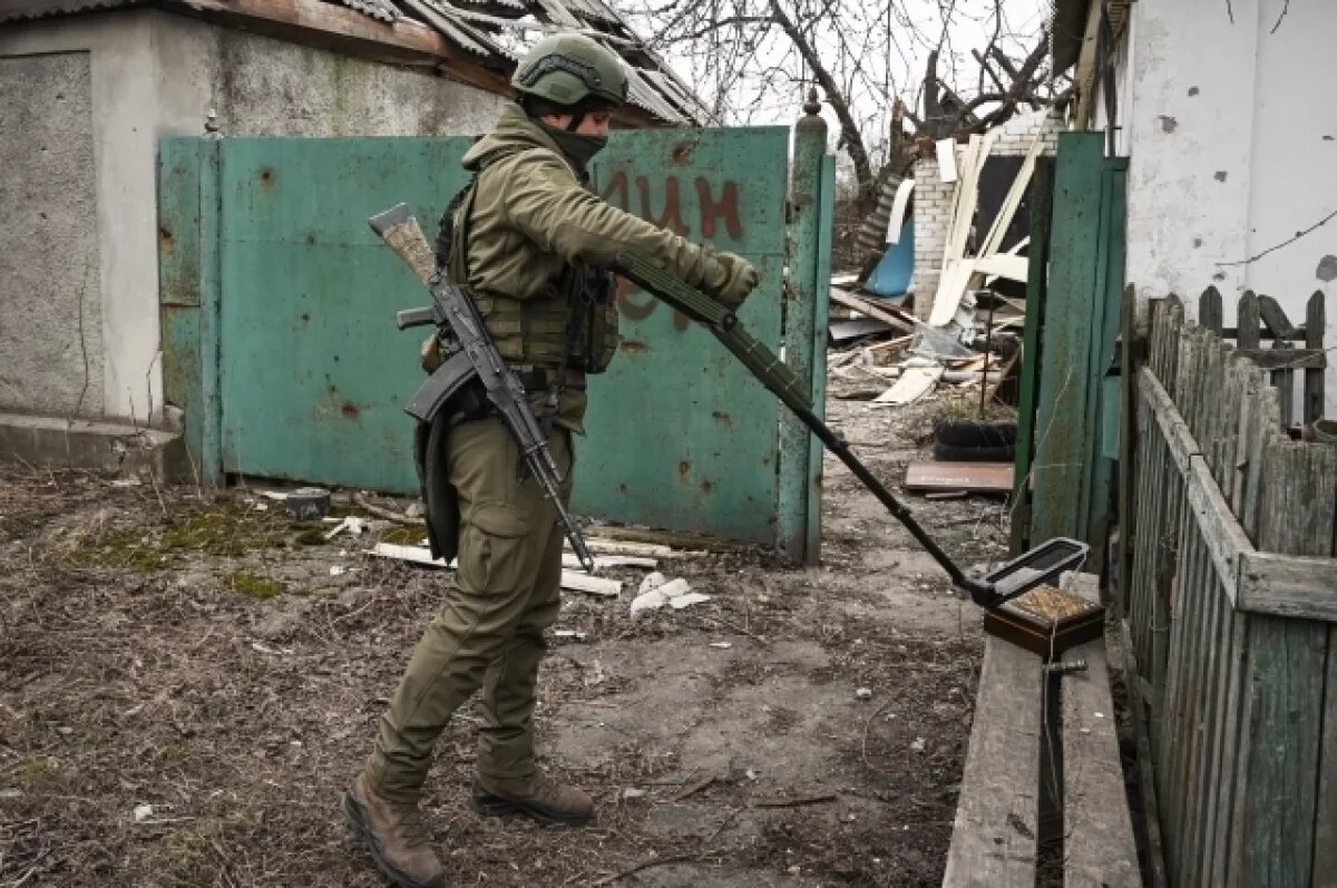    Марочко: ВСУ, отступая в Харьковской области, минируют дома и подвалы