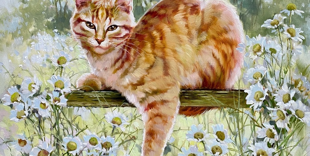 На сердце станет веселей, а на душе светло | Уютная живопись Натальи Головиной