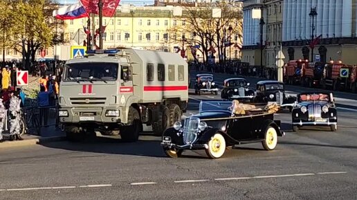 Ретро автомобили на 9 мая в Санкт-Петербурге