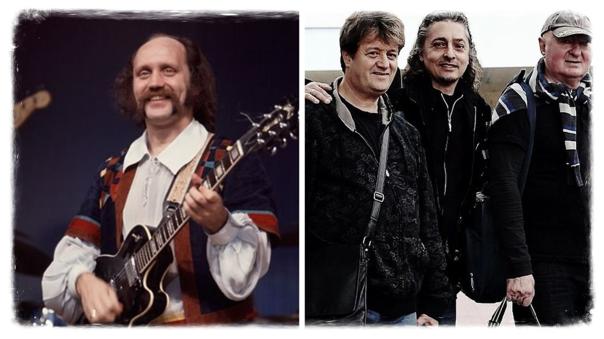 Владимир Мулявин, справа - Валерий Дайнеко, Олег Аверин и Владислав Мисевич