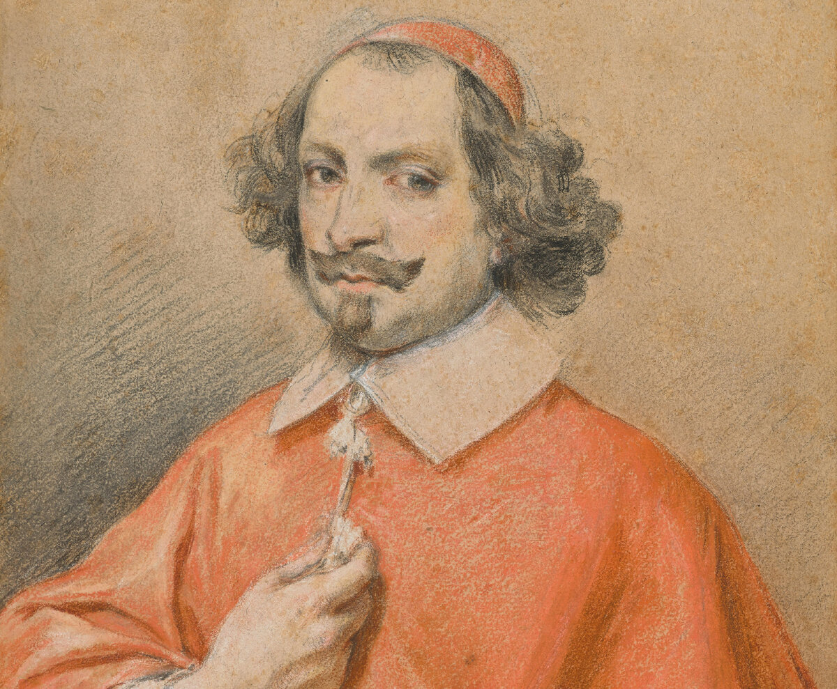 Симон Вуэ «Портрет кардинала Джулио Мазарини» (фрагмент)