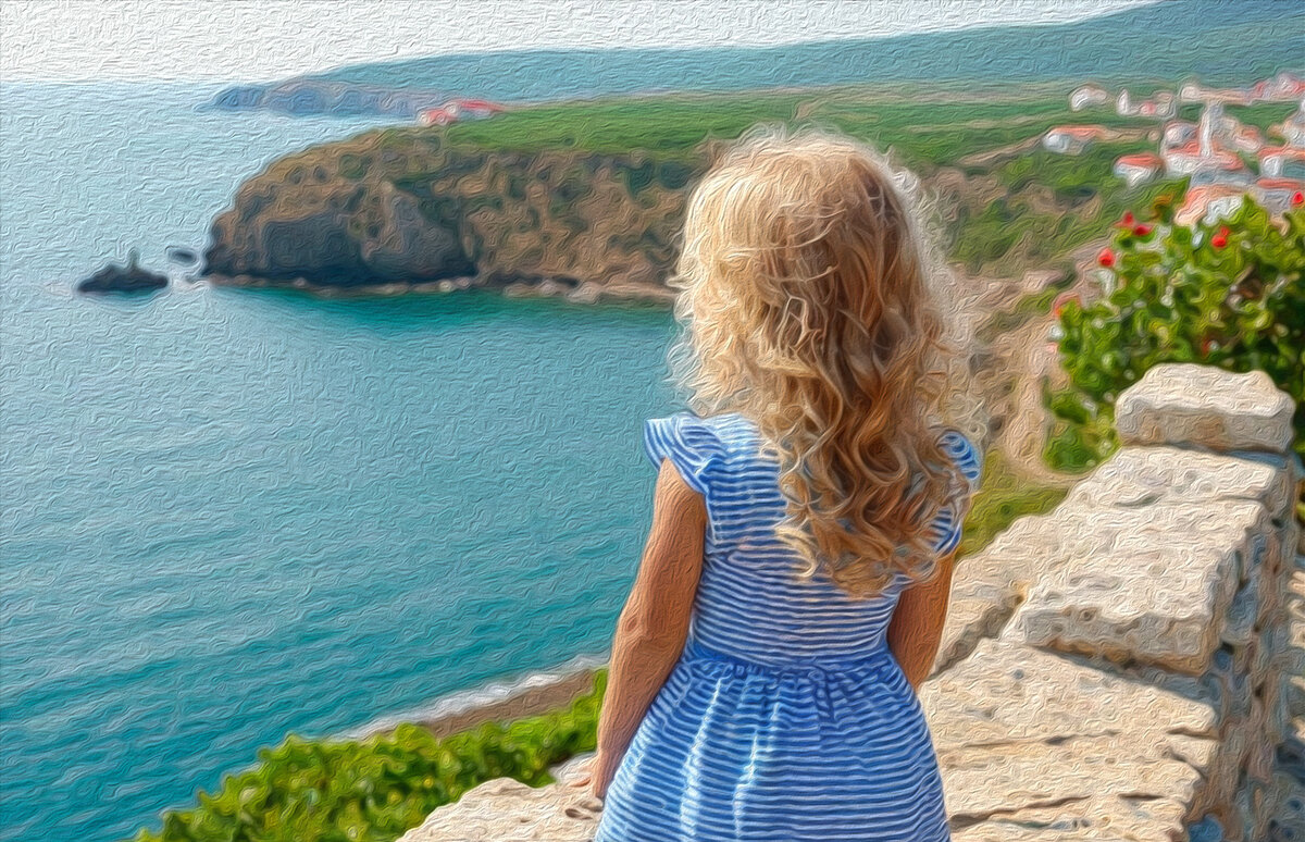 Она могла стоять очень долго, вглядываясь в морскую даль