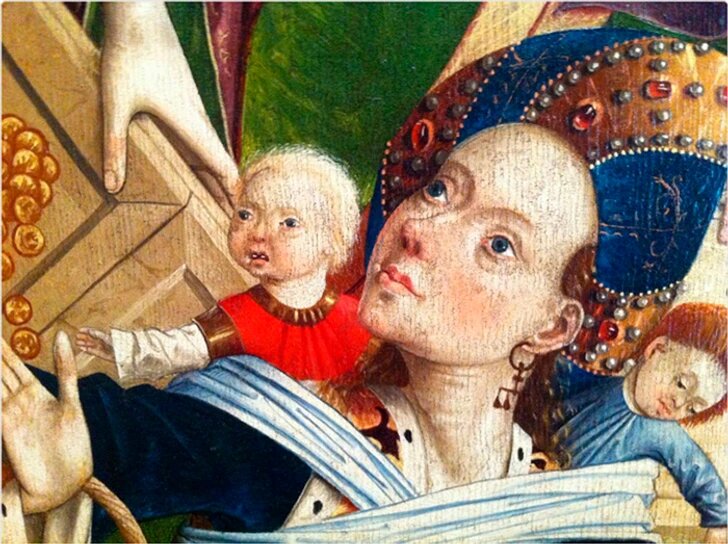 Согласитесь, младенцы на средневековых картинах выглядят как минимум странно.