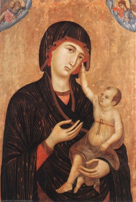 Дуччо ди Буонинсенья: Мадонна Креволе, 1282-84 гг.