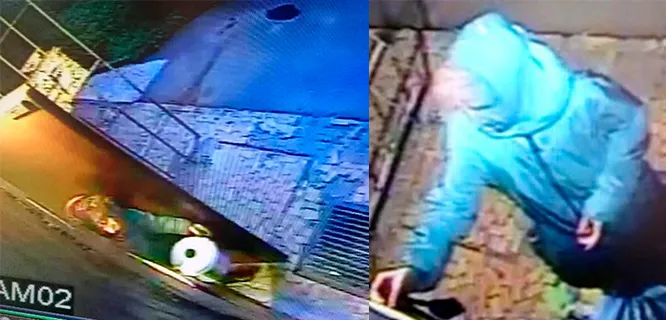 Тамара скрывает улики. Видос с камеры видеонаблюдения