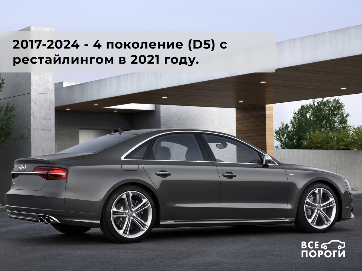 Audi A8 - самый стойкий к коррозии кузов | Все Пороги | Дзен