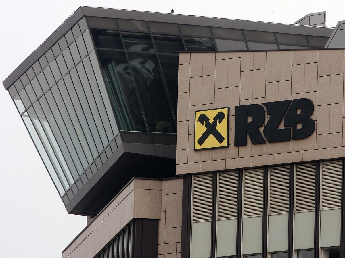    Штаб-квартира Raiffeisen Bank International в Вене, Австрия© AP Photo / Ronald Zak