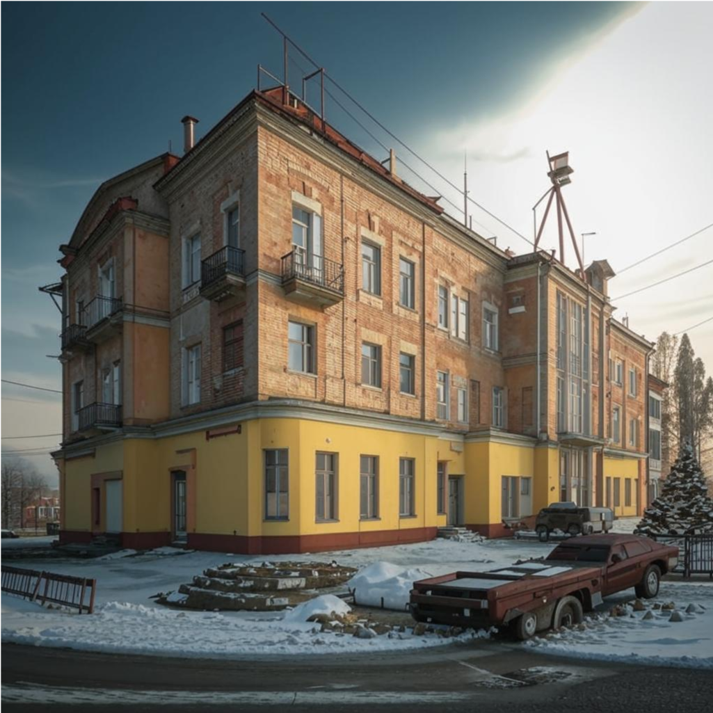 Обмеры, съемка строения в Подпорожье Ленинградской области 