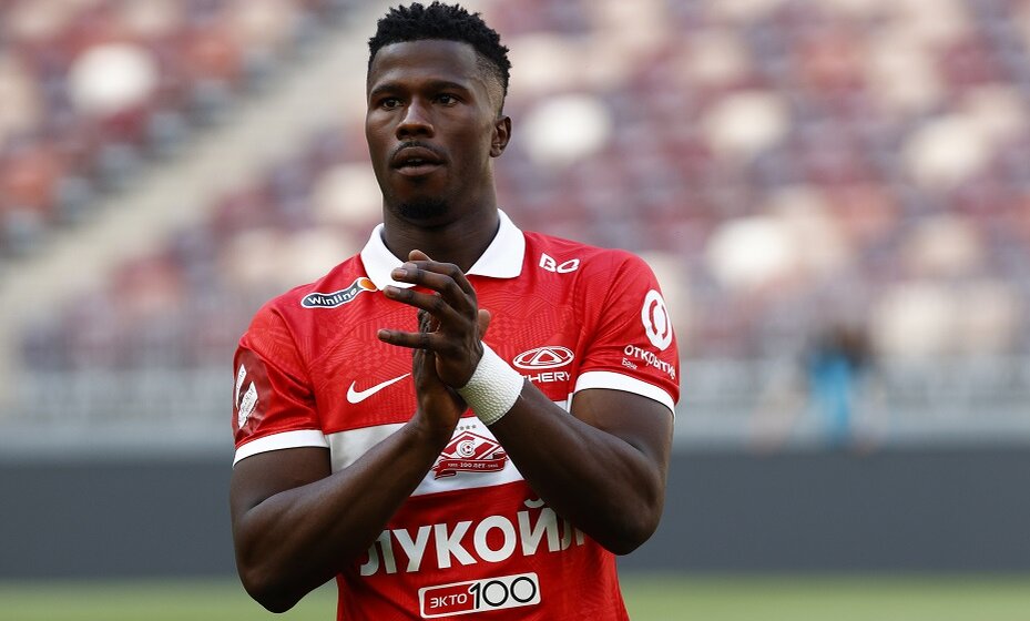    Кейта Бальде. Фото Александра Ступникова/ФК "Спартак" MOSCOW, RUSSIA, JULE 5 2023. Friendly match before the start of the new season of the MIR Russian Premier League 2023/2024 between Spartak (Moscow) vs Torpedo (Moscow) at Luzhniki Stadium in Moscow. Draw 2:2. Photo by Stupnikov Alexander/FC "Spartak"