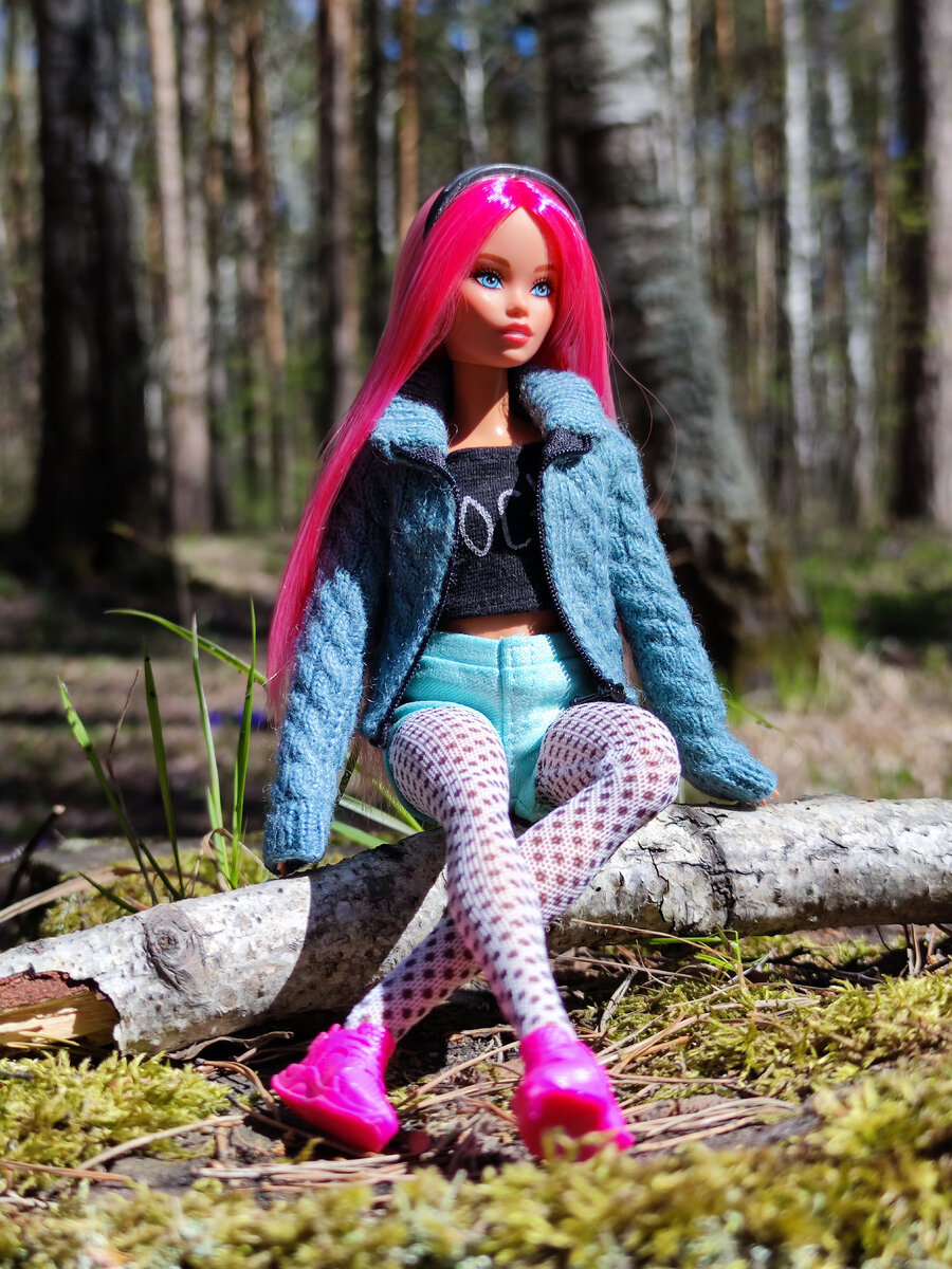 Barbie розовая русалочка Одиль – Ариэль, гибрид на петит-теле Виктории Barbie Looks #22