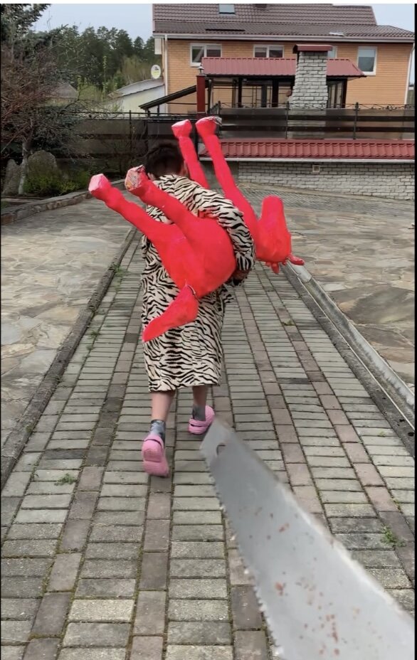 будущая голова и шкура