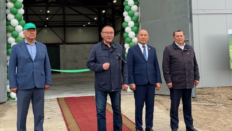    В Республике Бурятия торжественно открыли современное картофелехранилище на 8 тысяч тонн