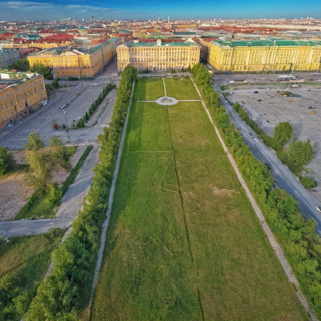 Съемка расположения земельного участка в Ломоносове Санкт-Петербурга 