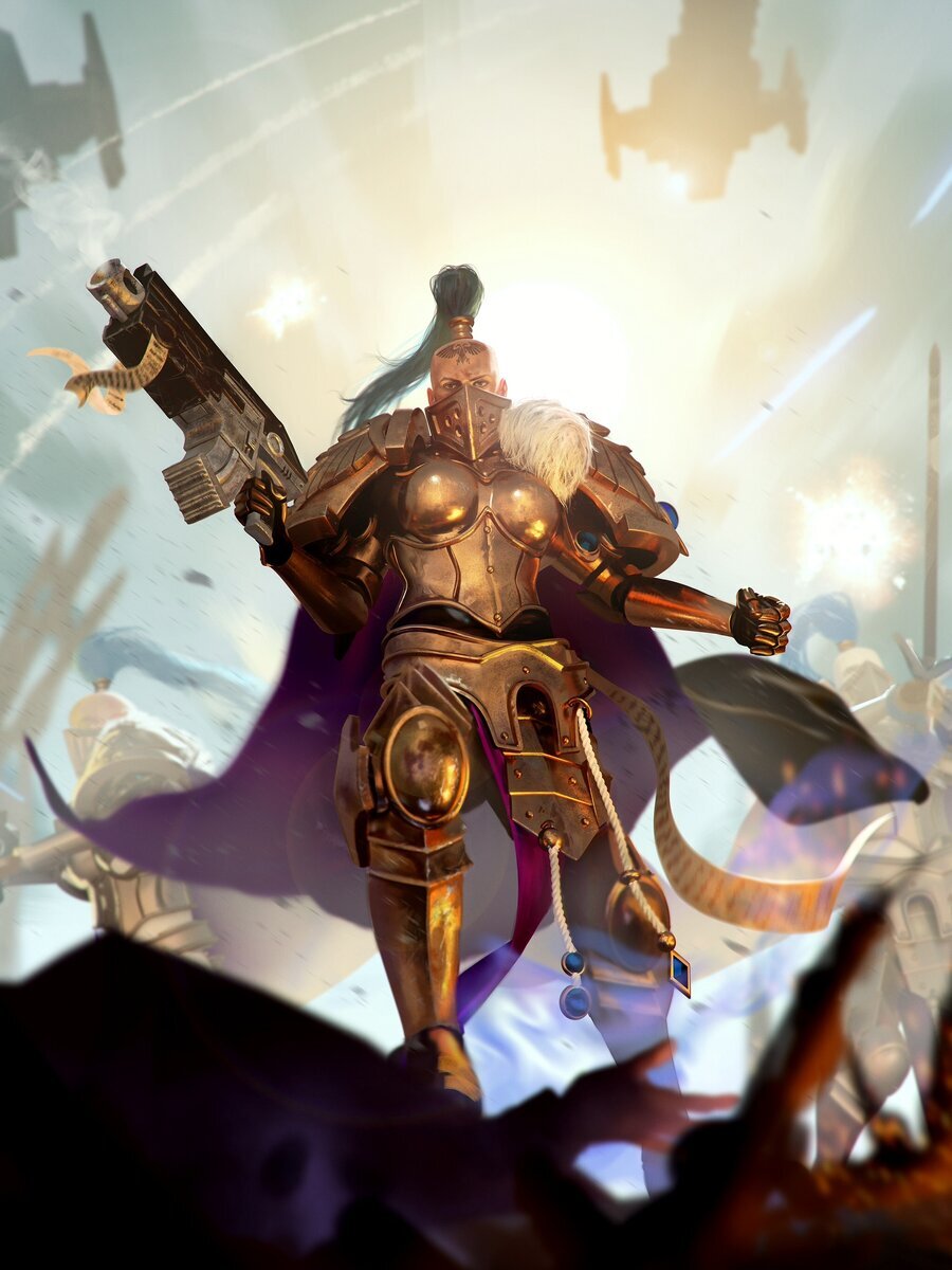 Святые гранаты, у неё болтер!