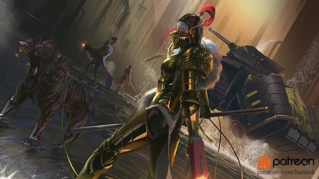 А у этой даже затылок прикрыт!