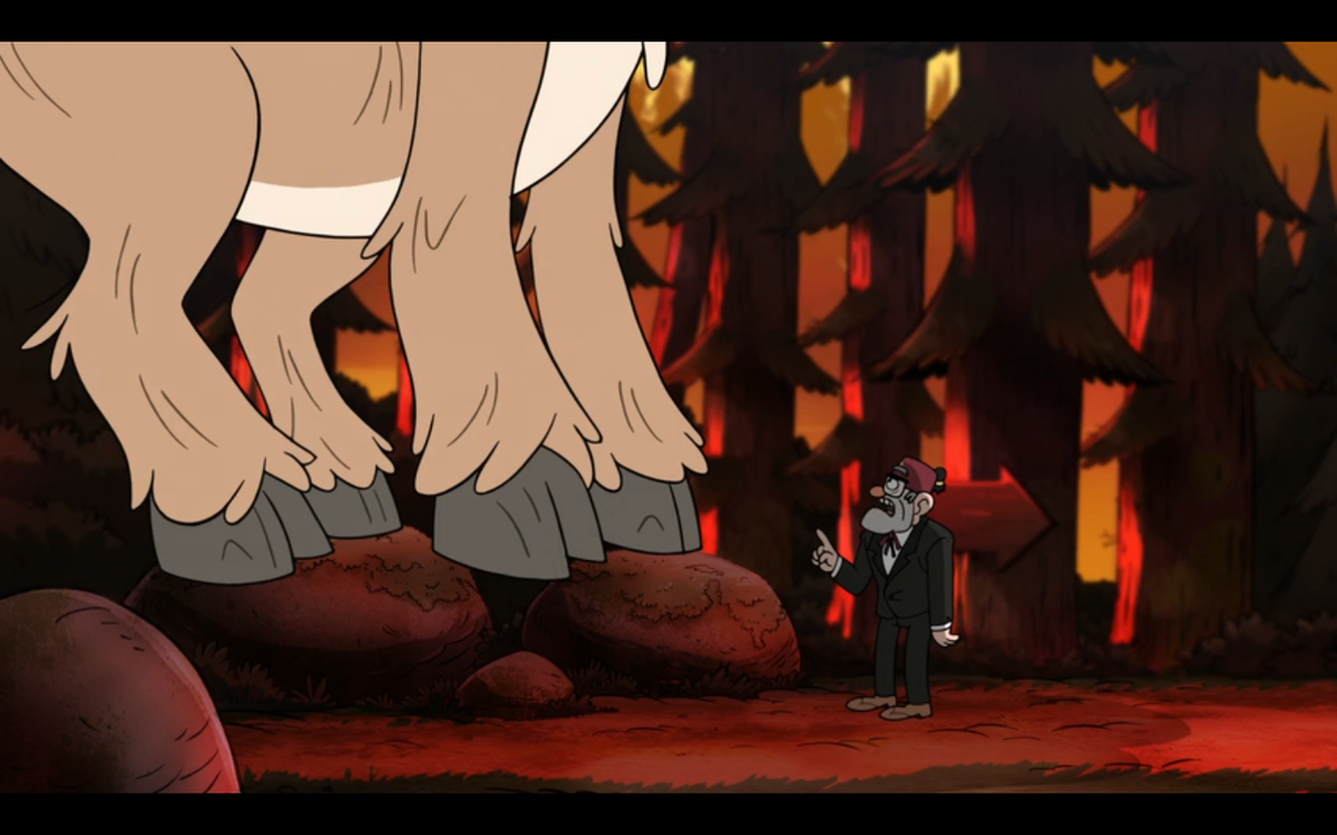 Кадр из мультфильма «Гравити Фолз»