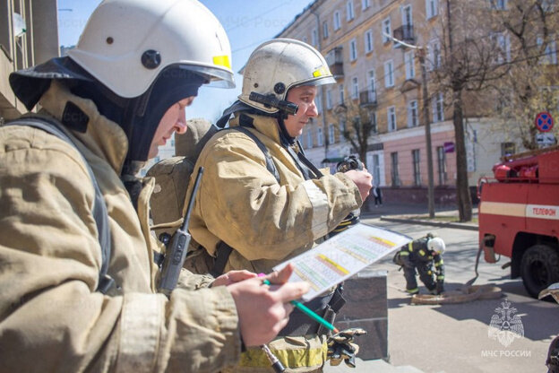    Во Дворце культуры «Родина» прошли пожарные учения