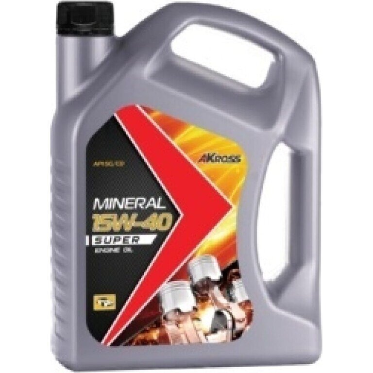 Моторное минеральное масло AKross SUPER 15W-40