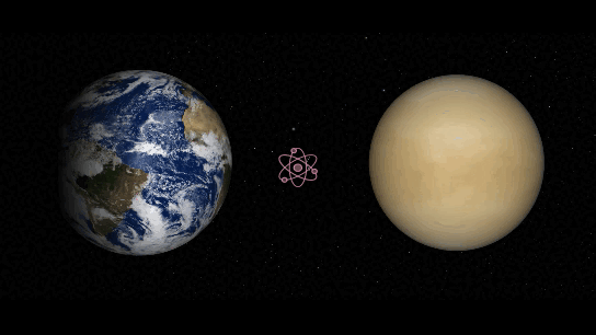 Земля - Венера