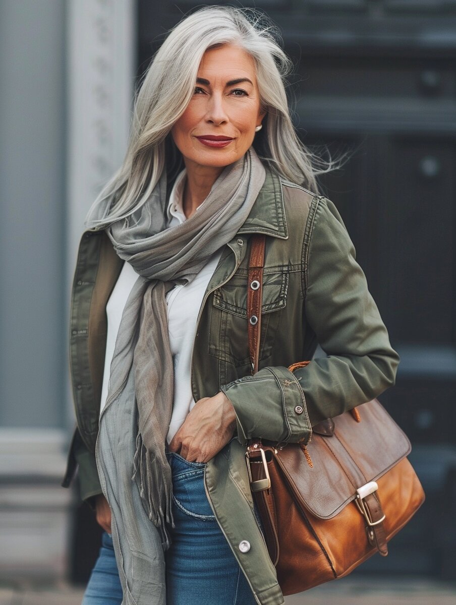 Джинсы остаются важной частью гардероба в любом возрасте.