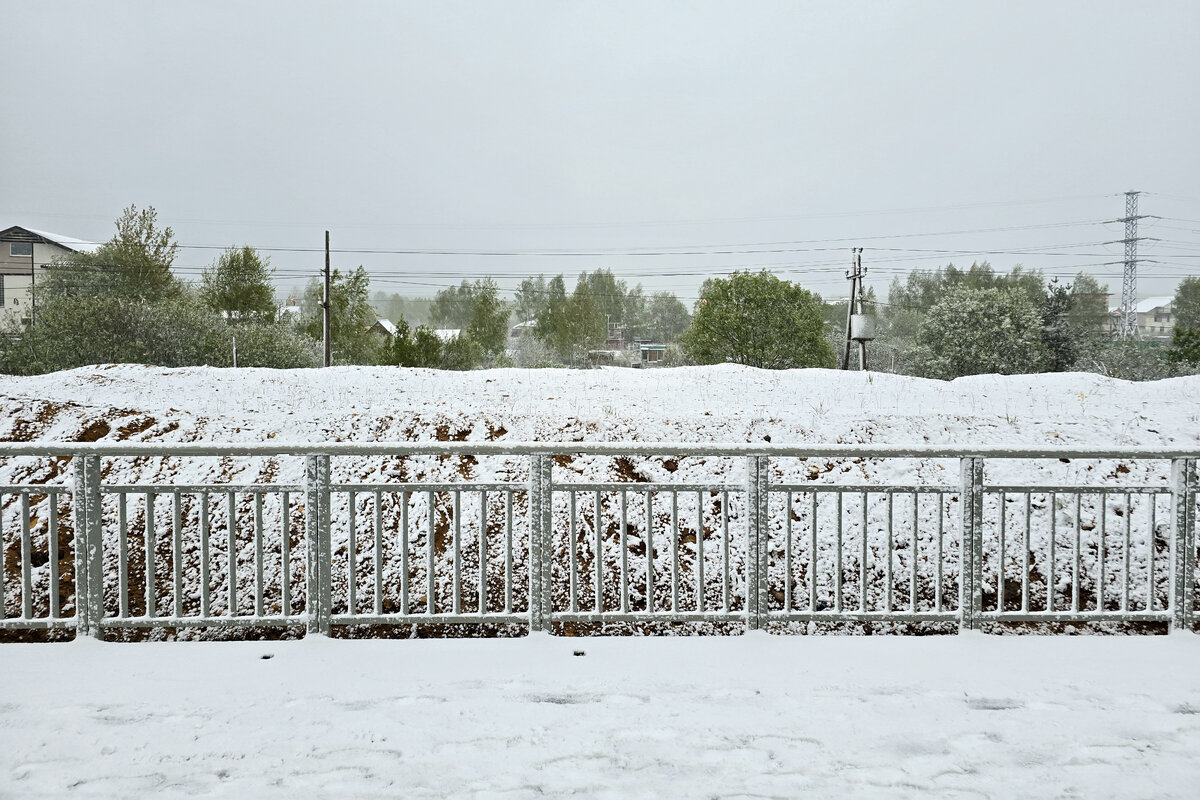 Вид из окна электрички