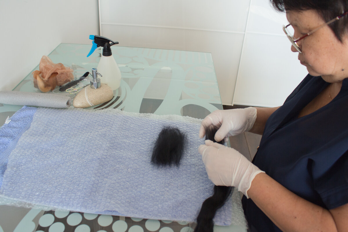 Раскладка шерсти