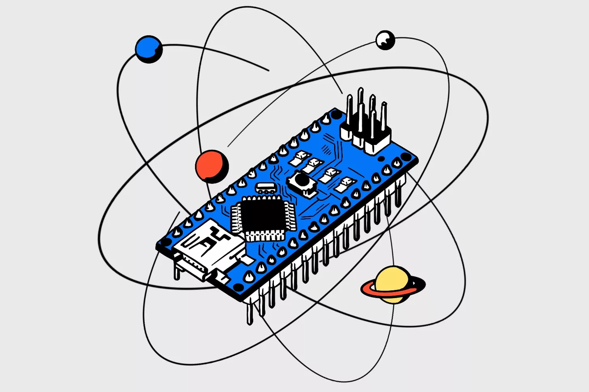 Arduino NANO иллюстрация