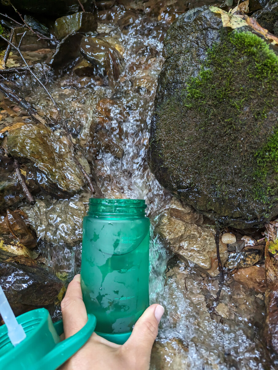 Можно прямо так набирать и пить