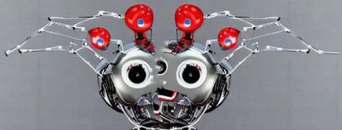 Смешной робот.