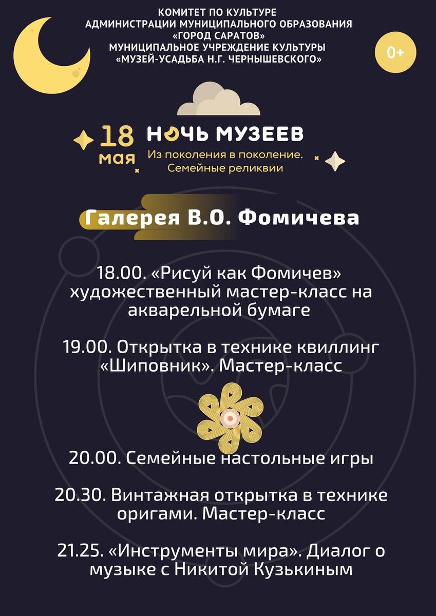 Ночь музеев-2024 в Саратове. Самая полная программа от @opensaratov |  Саратов: Открылось/Закрылось | Дзен