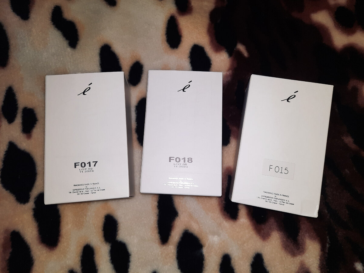 Три аромата Equivalent 