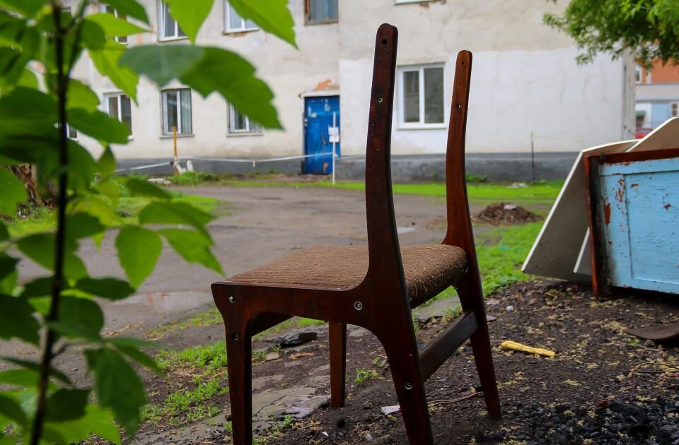    Аварийный дом на улице Партизанской, 70б. Источник: Виталий Барабаш/"Толк"