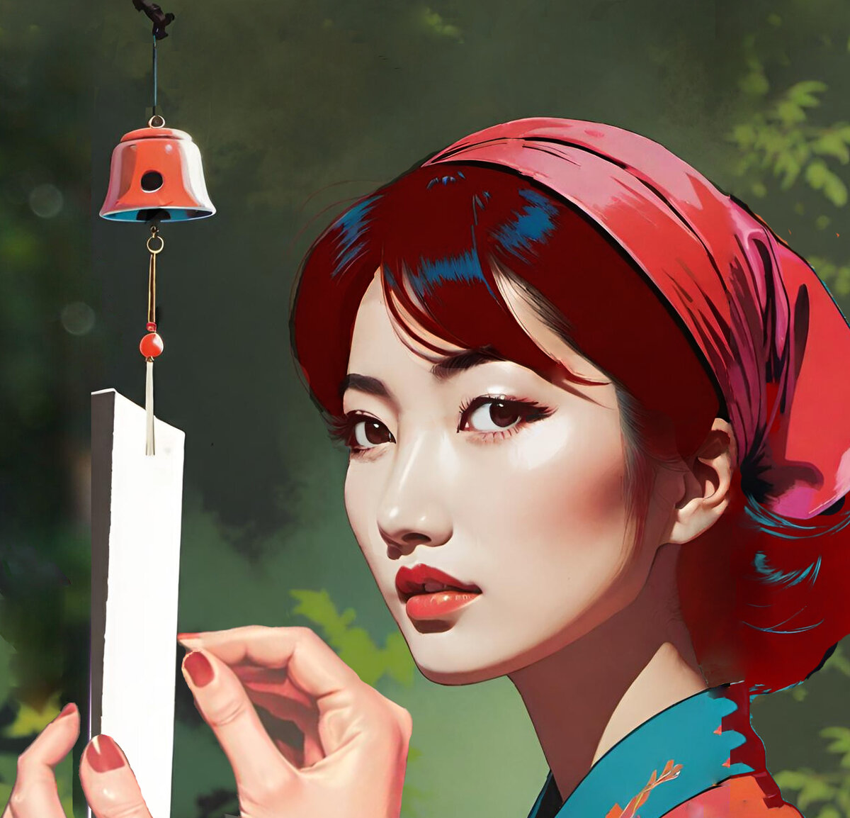 Глиняный фурин. Иллюстрация создана с помощью нейросети DreamAI и программы Photoshop.