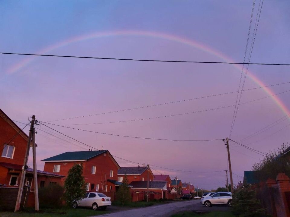    Закат в Барнауле. Источник: t.me/vkurse22