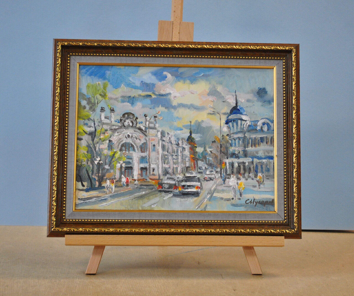 Мусоров С. С. "Весна. Проспект Ленина"