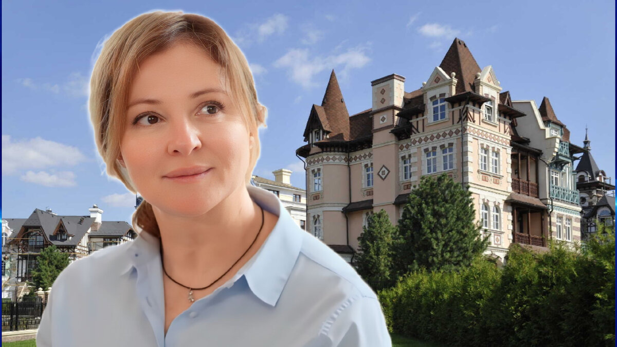 Анна Банщикова в поселке Довиль. Коллаж