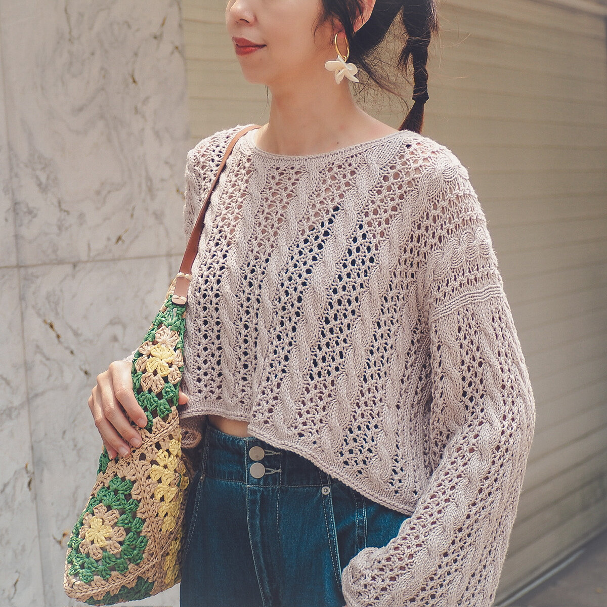 Укороченный джемпер Kylie Pullover от Irene Lin