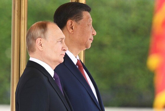    Владимир Путин и Си Цзиньпин