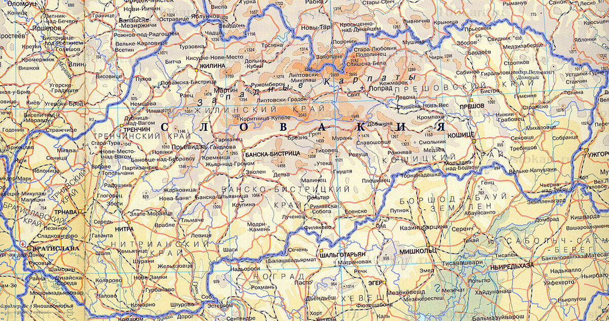  г.Гандлова на карте ,к западу от Банска-Быстрицы. фото: картинки  яндекса.