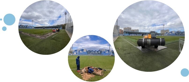 Работы по реконструкции футбольного поля №1 стадиона "Смена" официально стартовали! Мобилизационные мероприятия завершены, и работы на проекте официально начаты.-3