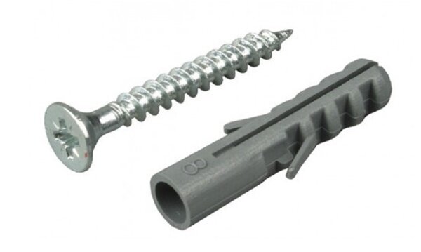 Шуруп и дюбель