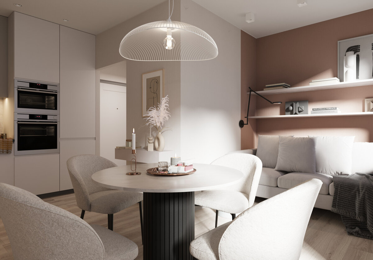 Вариант отделки квартиры  в ЖК " Южный Форт"