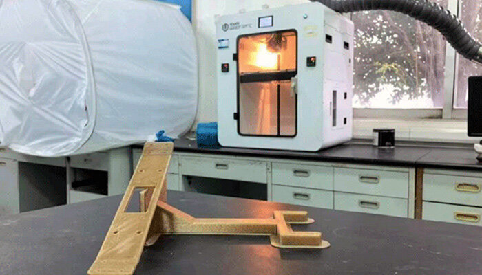Shanghai Electric применила 3D‑печать суперпластиком при создании специального кронштейна для крепления бинокулярной камеры