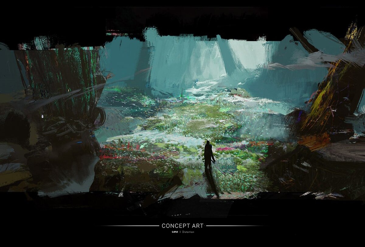 Концепт-арты #1 окружения в DISTORTION